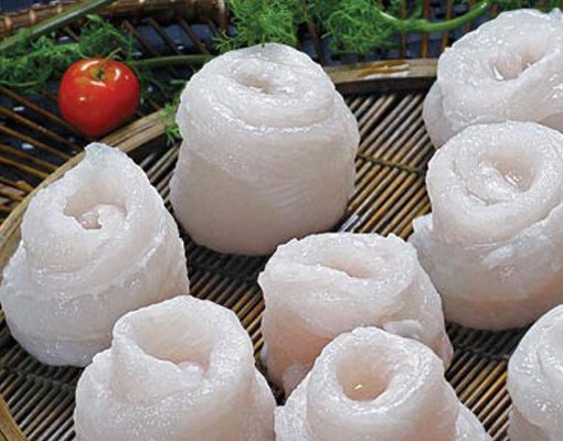  Fillet cá tra đông lạnh cuốn hoa hồng